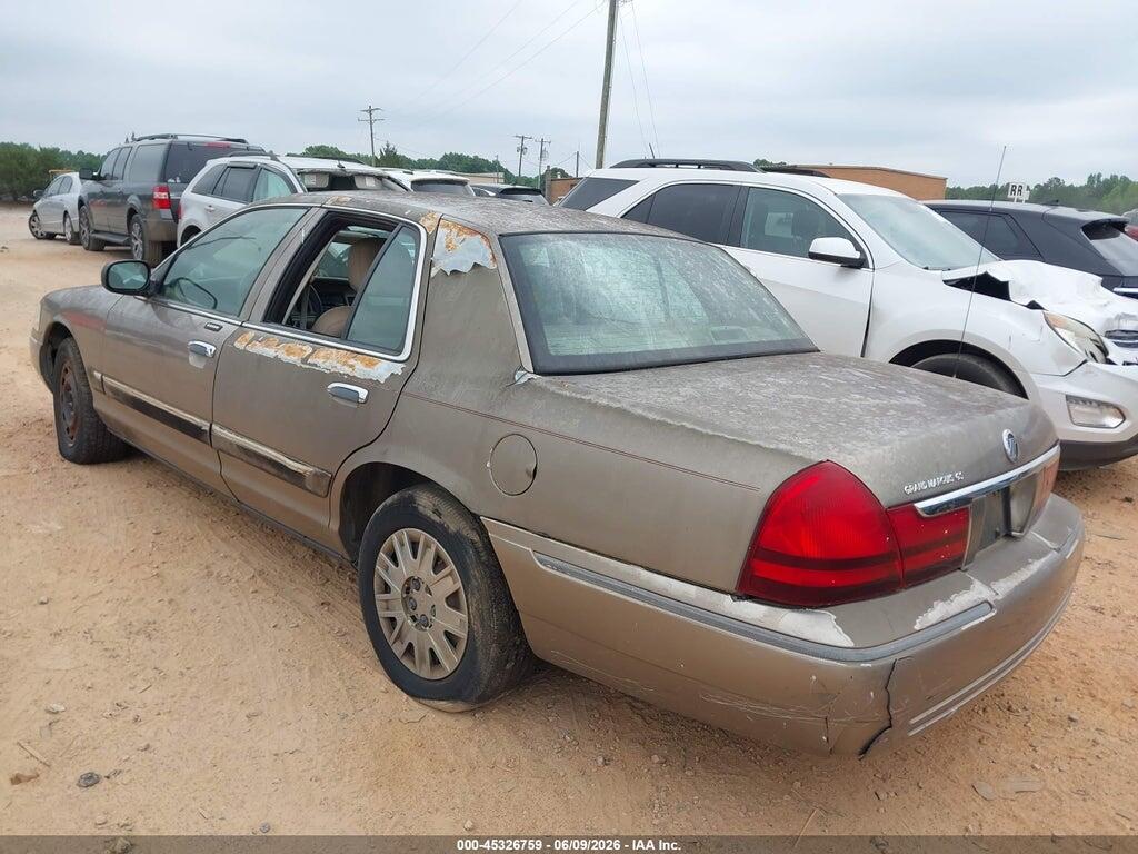2MEFM74W45X620542 2005 MERCURY GRAND MARQUIS photo no. 3