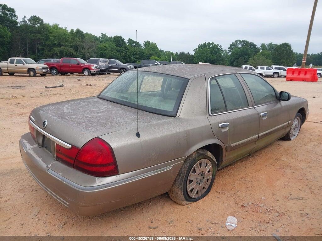 2MEFM74W45X620542 2005 MERCURY GRAND MARQUIS photo no. 4
