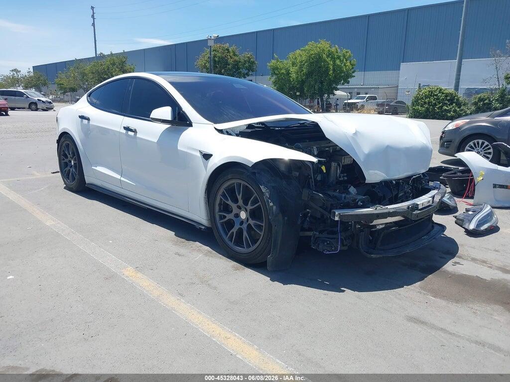 5YJSA1E65MF447262 2021 TESLA MODEL S photo no. 1