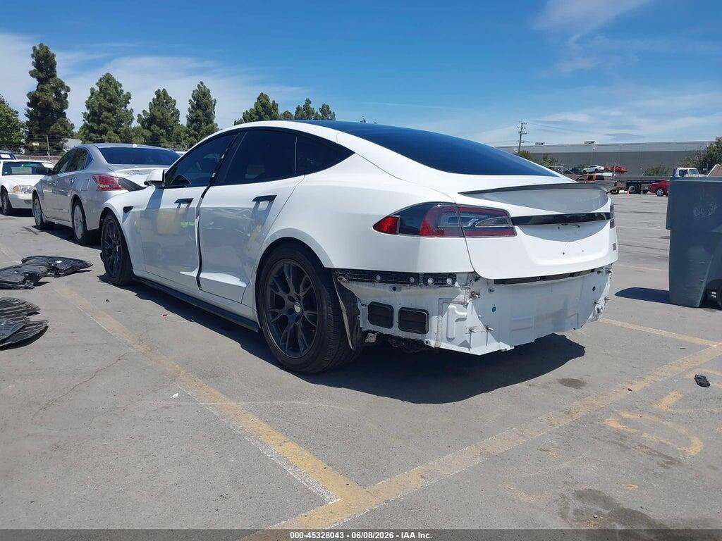 5YJSA1E65MF447262 2021 TESLA MODEL S photo no. 3