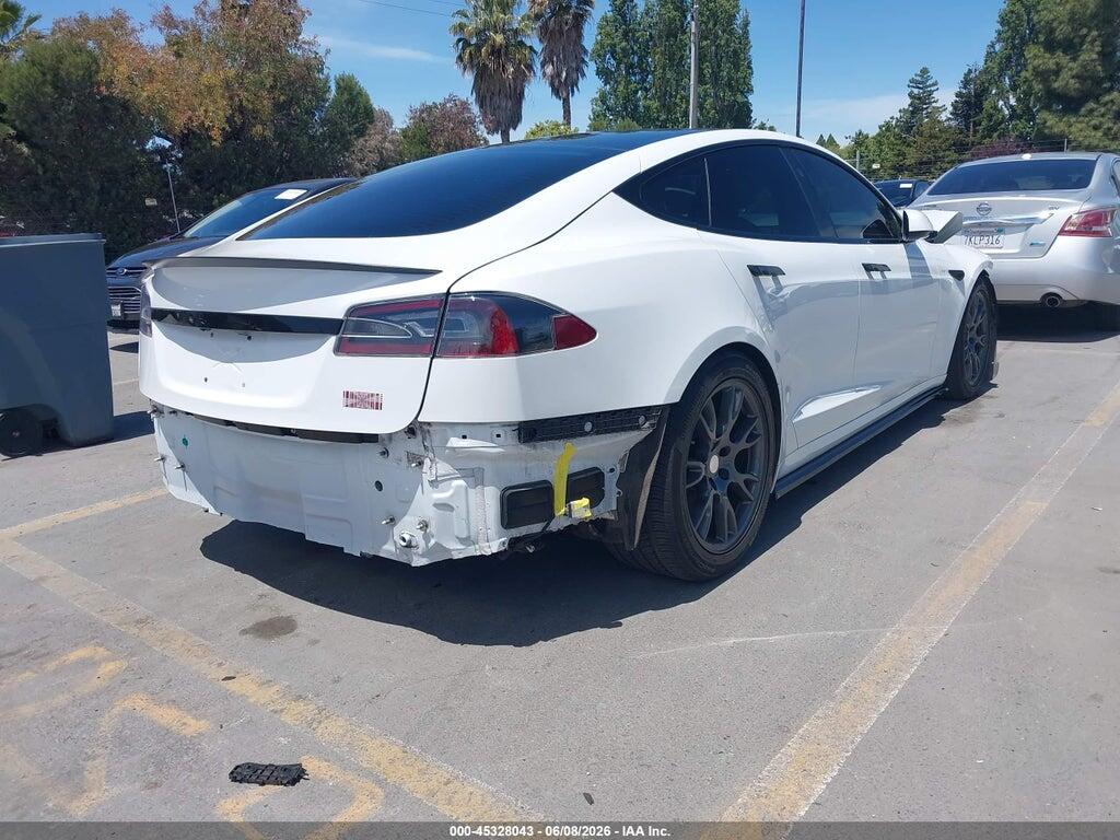 5YJSA1E65MF447262 2021 TESLA MODEL S photo no. 4