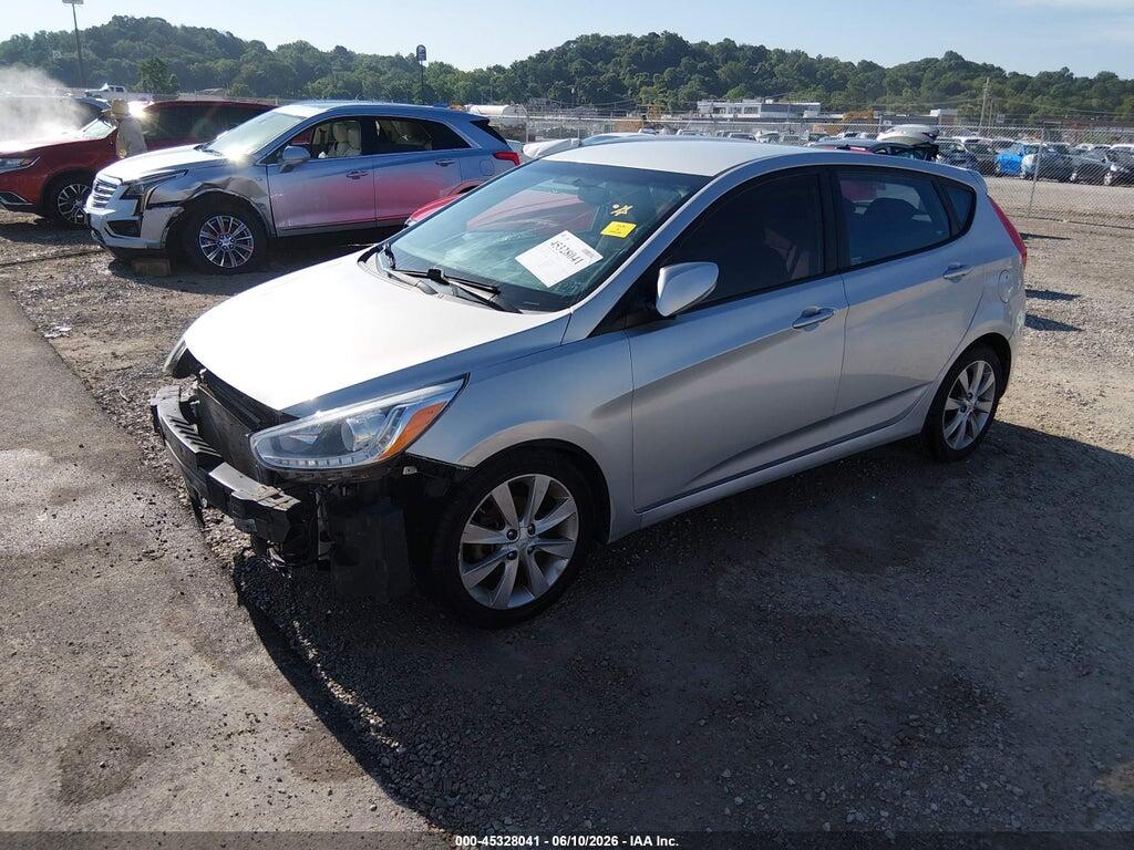 KMHCU5AE8EU168327 2014 HYUNDAI ACCENT photo no. 2