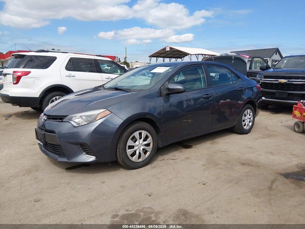 2T1BPRHE2FC401346 2015 TOYOTA COROLLA photo no. 2