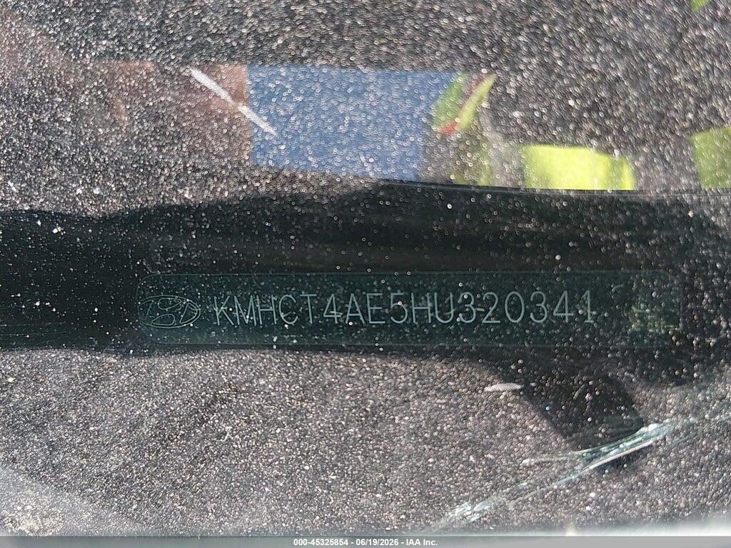 KMHCT4AE5HU320341 2017 HYUNDAI ACCENT photo no. 9