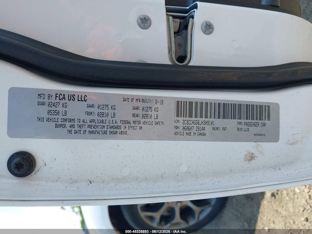 2C3CCAGG6JH309101 2018 CHRYSLER 300 photo no. 9
