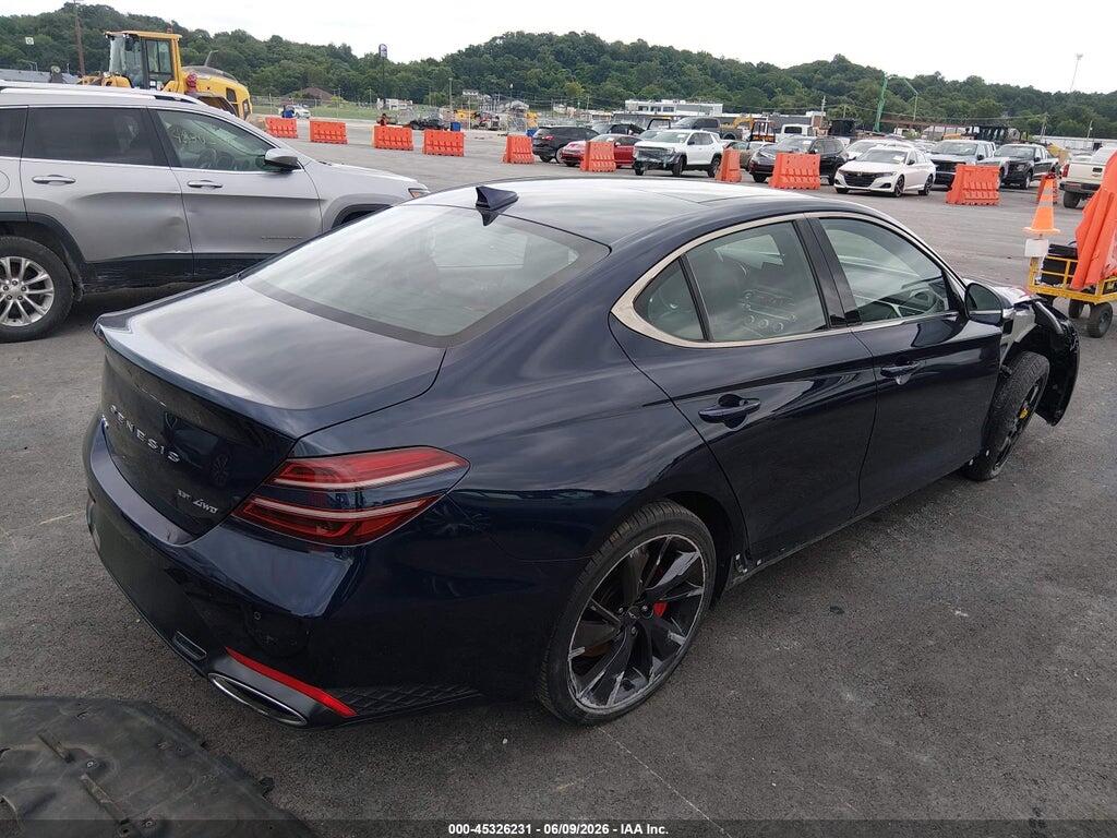 KMTG54TE1NU082496 2022 GENESIS G70 photo no. 4