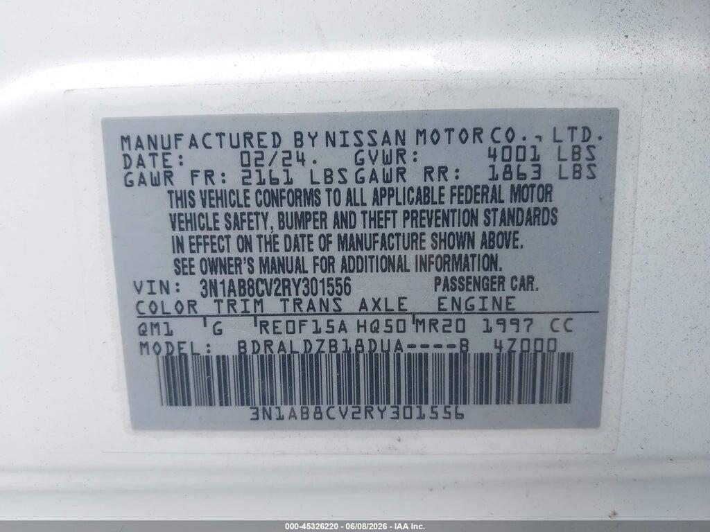 3N1AB8CV2RY301556 2024 NISSAN SENTRA photo no. 9