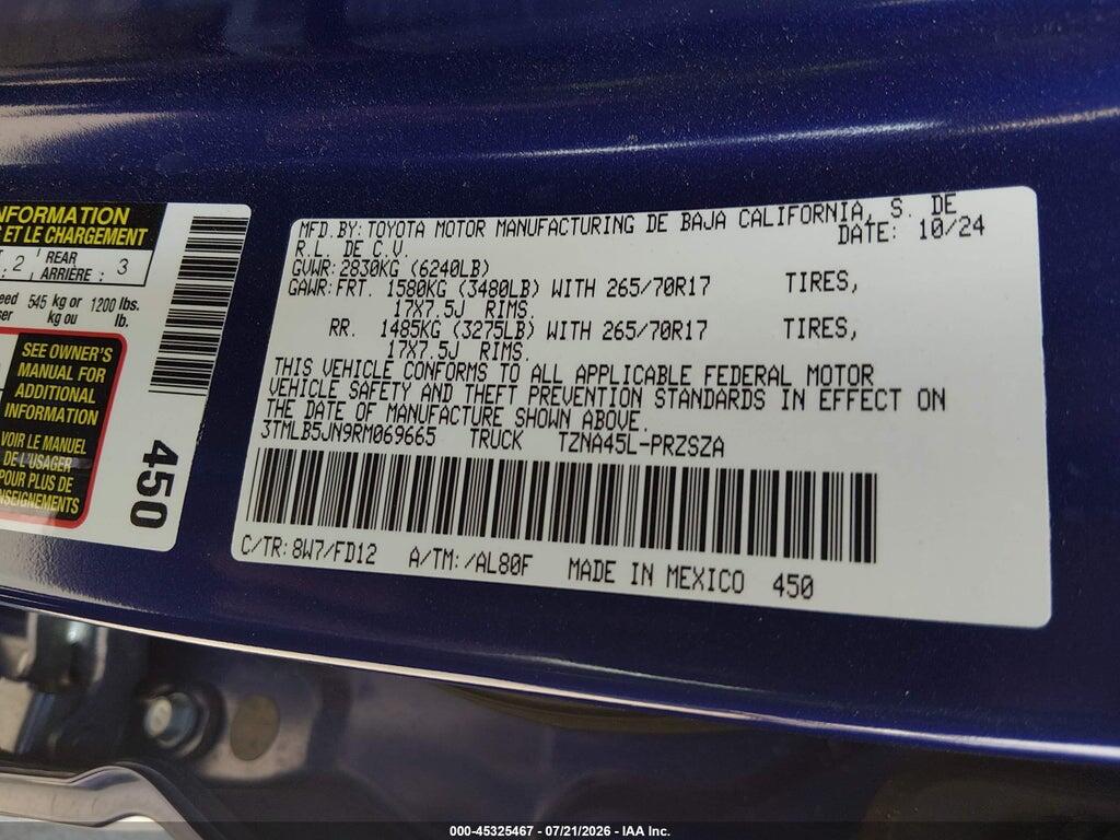 3TMLB5JN9RM069665 2024 TOYOTA TACOMA photo no. 9