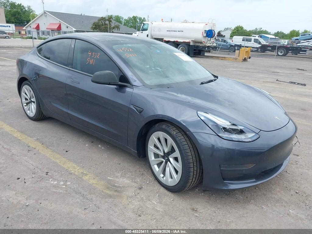 5YJ3E1EA1NF355922 2022 TESLA MODEL 3 photo no. 1