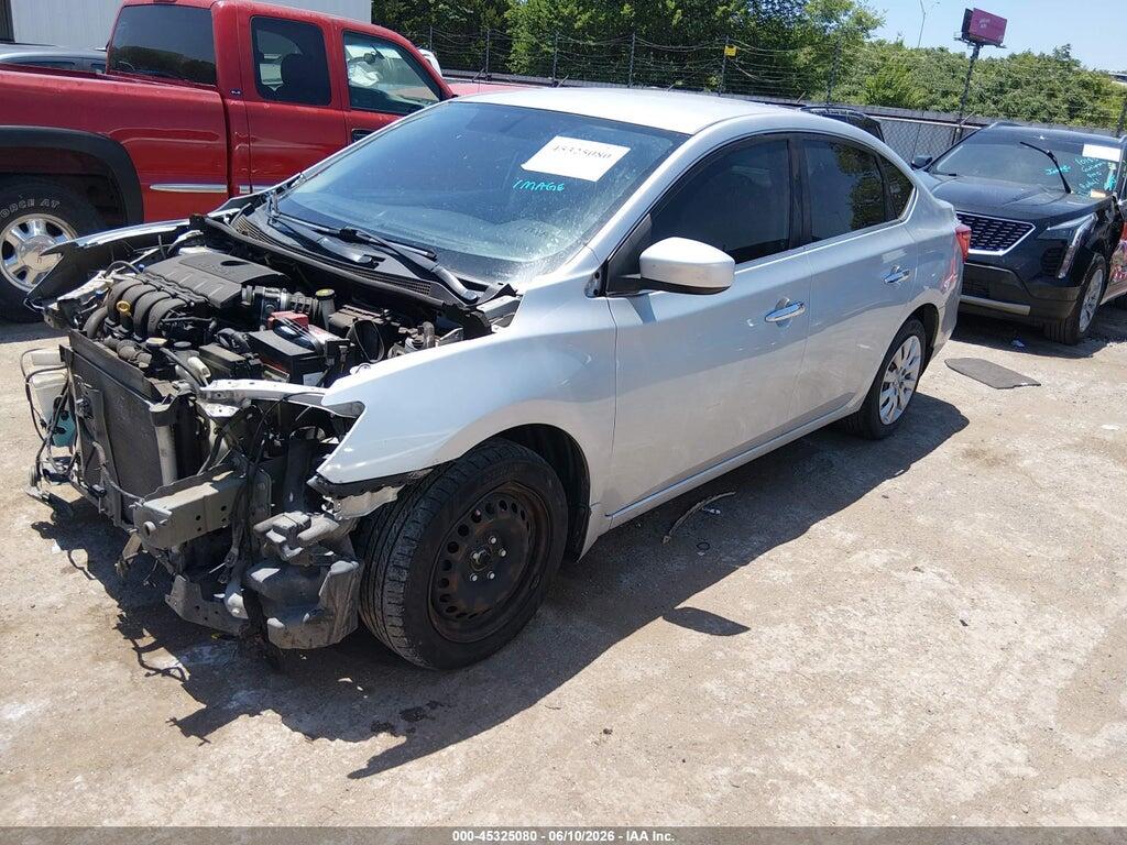 3N1AB7AP8KY455192 2019 NISSAN SENTRA photo no. 2