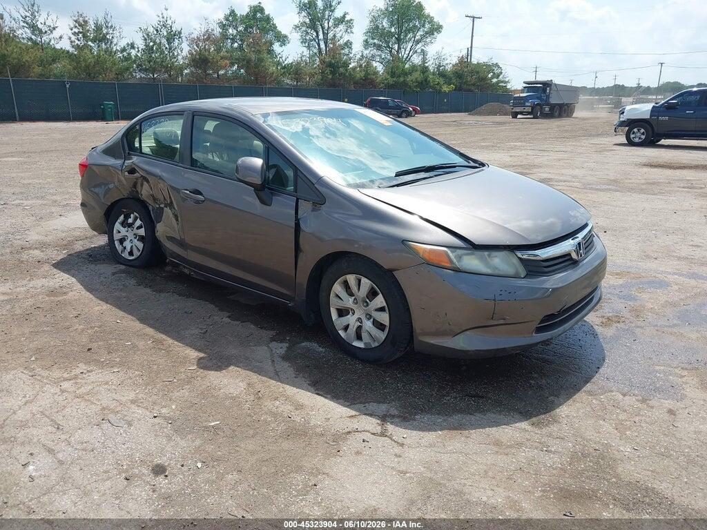 19XFB2F53CE095152 2012 HONDA CIVIC photo no. 1