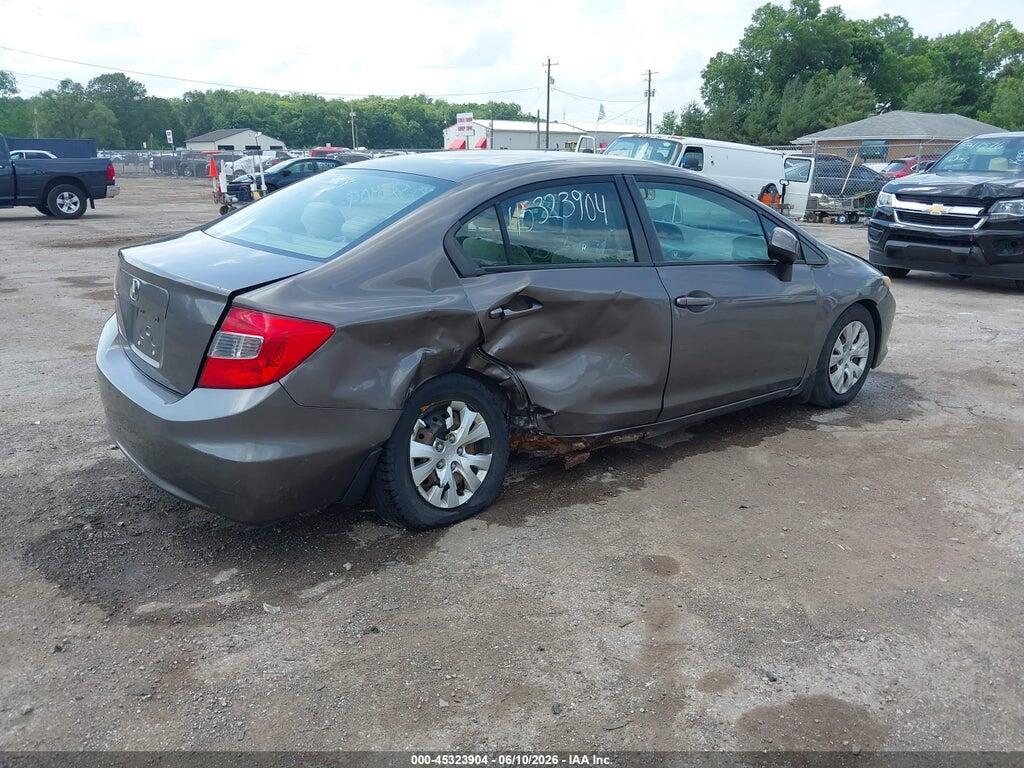 19XFB2F53CE095152 2012 HONDA CIVIC photo no. 4