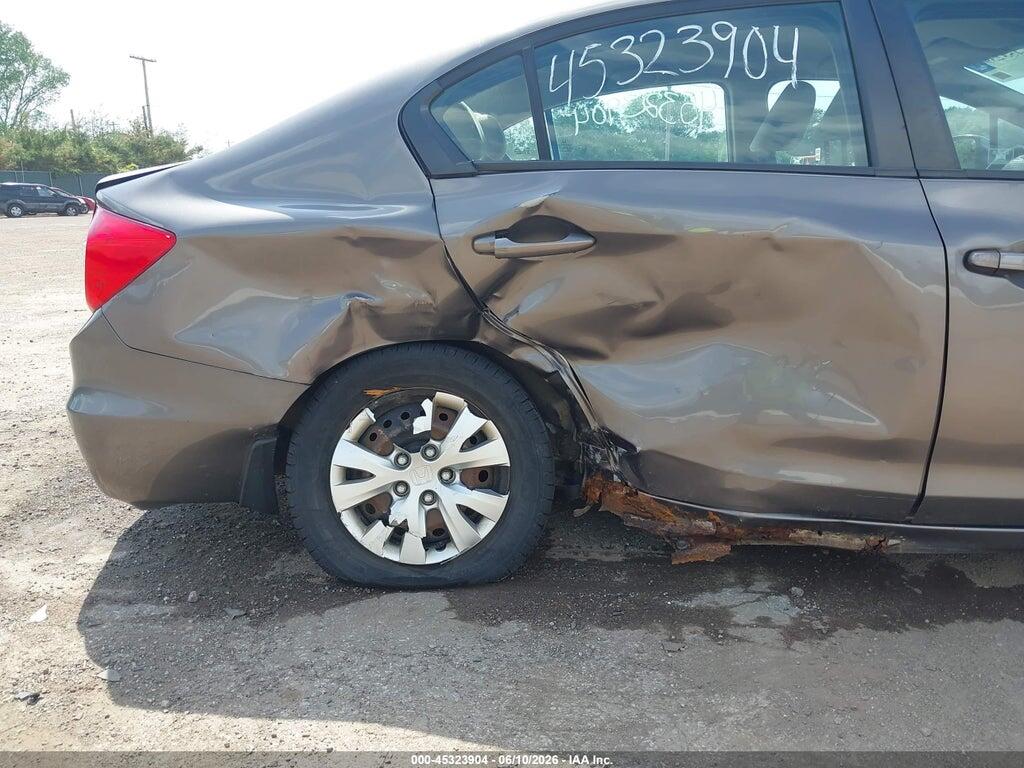 19XFB2F53CE095152 2012 HONDA CIVIC photo no. 6