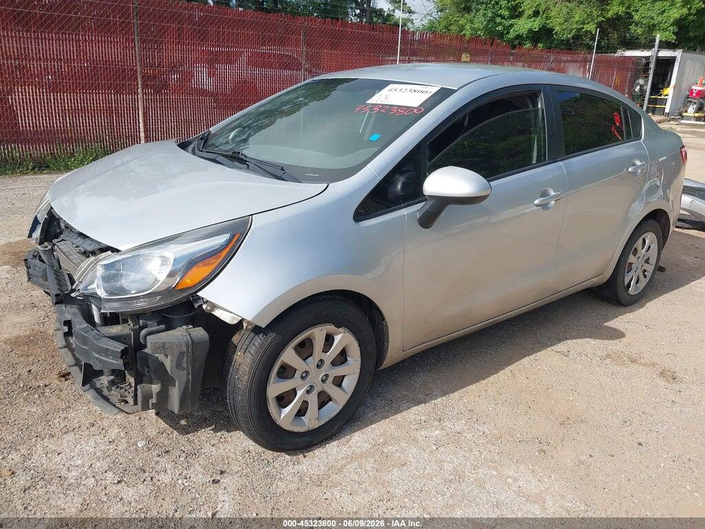 KNADM4A33D6185960 2013 KIA RIO photo no. 2