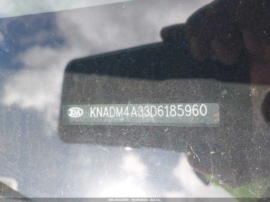 KNADM4A33D6185960 2013 KIA RIO photo no. 9