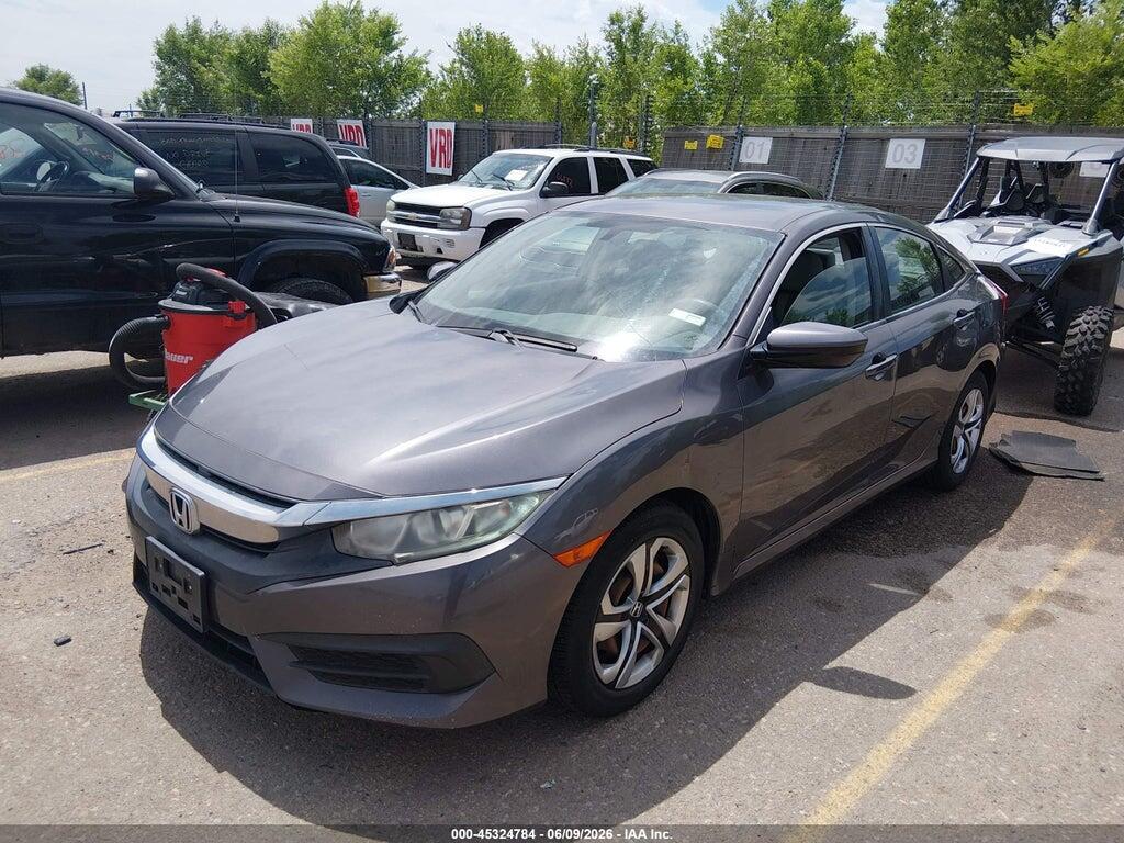 19XFC2F52GE012328 2016 HONDA CIVIC photo no. 2
