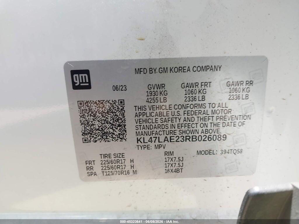 KL47LAE23RB026089 2024 BUICK ENVISTA photo no. 9