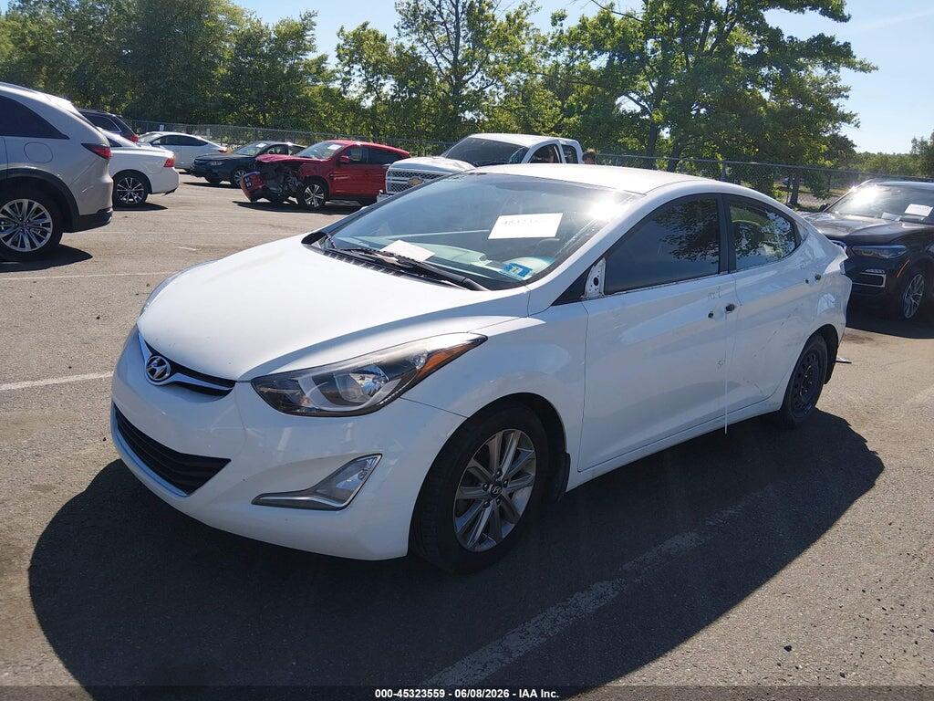 5NPDH4AEXEH522530 2014 HYUNDAI ELANTRA photo no. 2