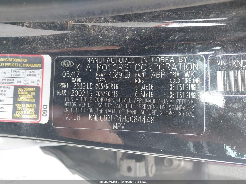 KNDCB3LC4H5084448 2017 KIA NIRO photo no. 9