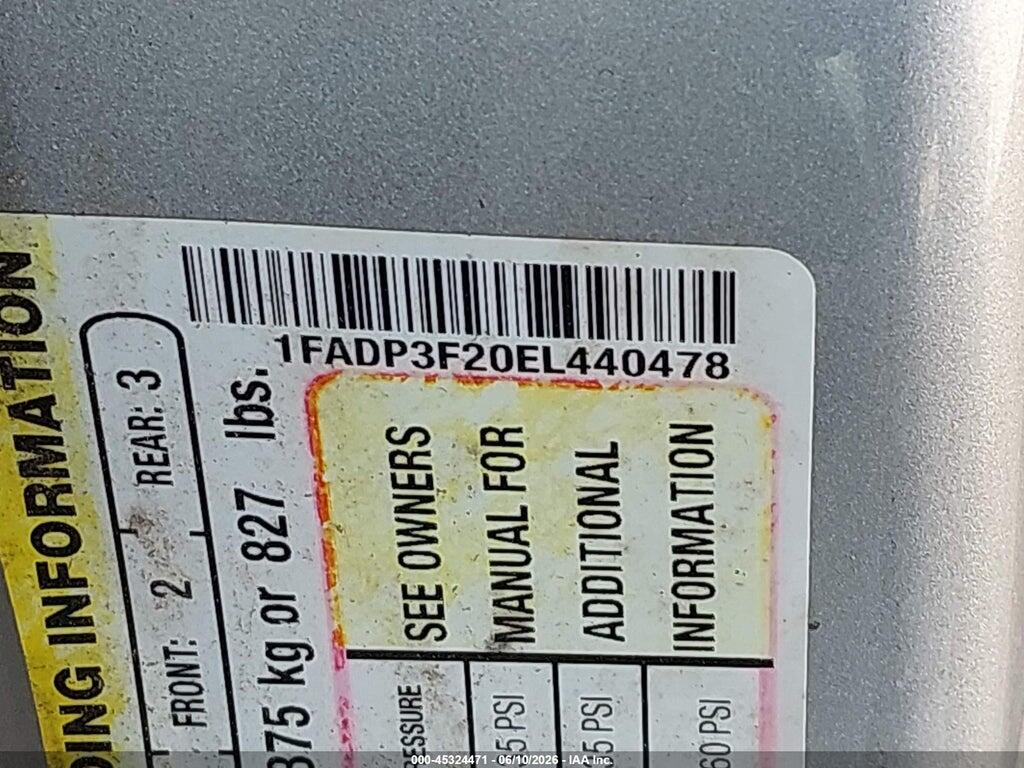 1FADP3F20EL440478 2014 FORD FOCUS photo no. 4