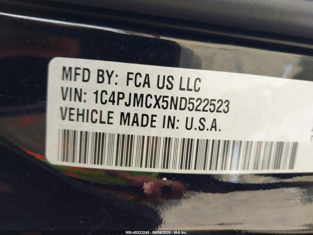 1C4PJMCX5ND522523 2022 JEEP CHEROKEE photo no. 9