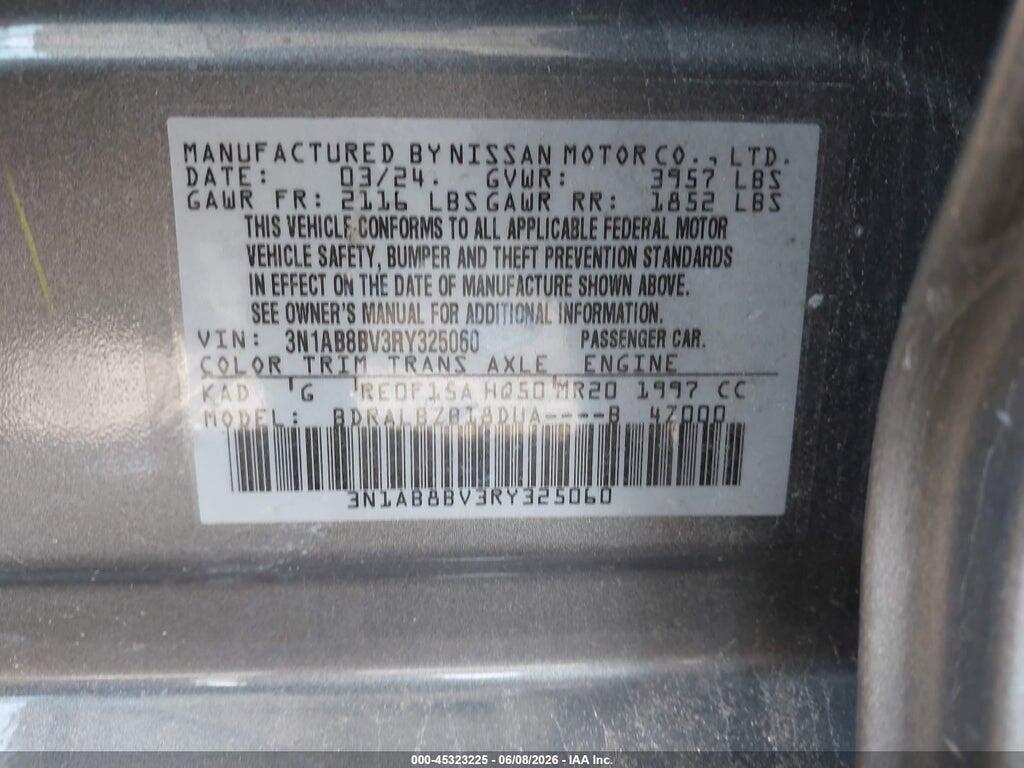 3N1AB8BV3RY325060 2024 NISSAN SENTRA photo no. 9