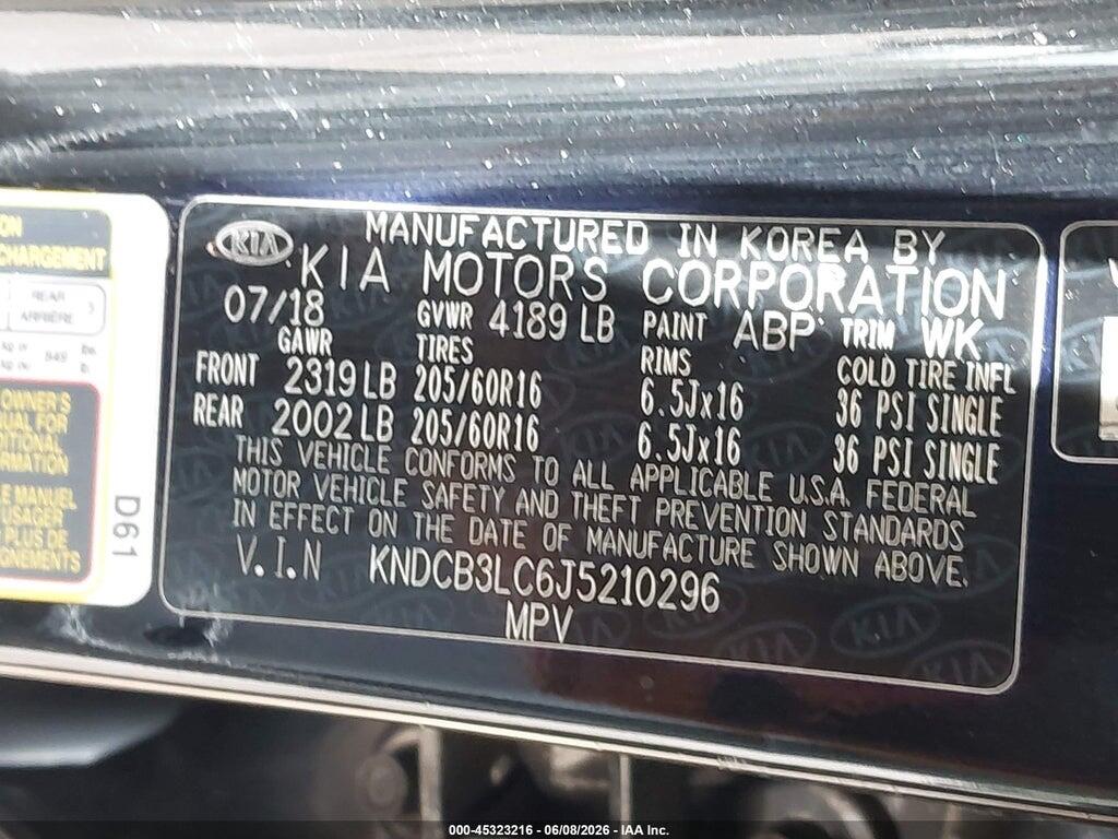 KNDCB3LC6J5210296 2018 KIA NIRO photo no. 9