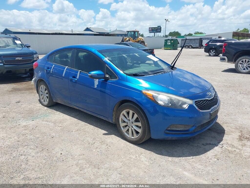 KNAFX4A60E5219855 2014 KIA FORTE photo no. 1
