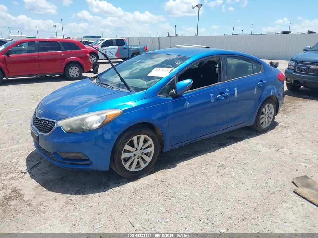 KNAFX4A60E5219855 2014 KIA FORTE photo no. 2