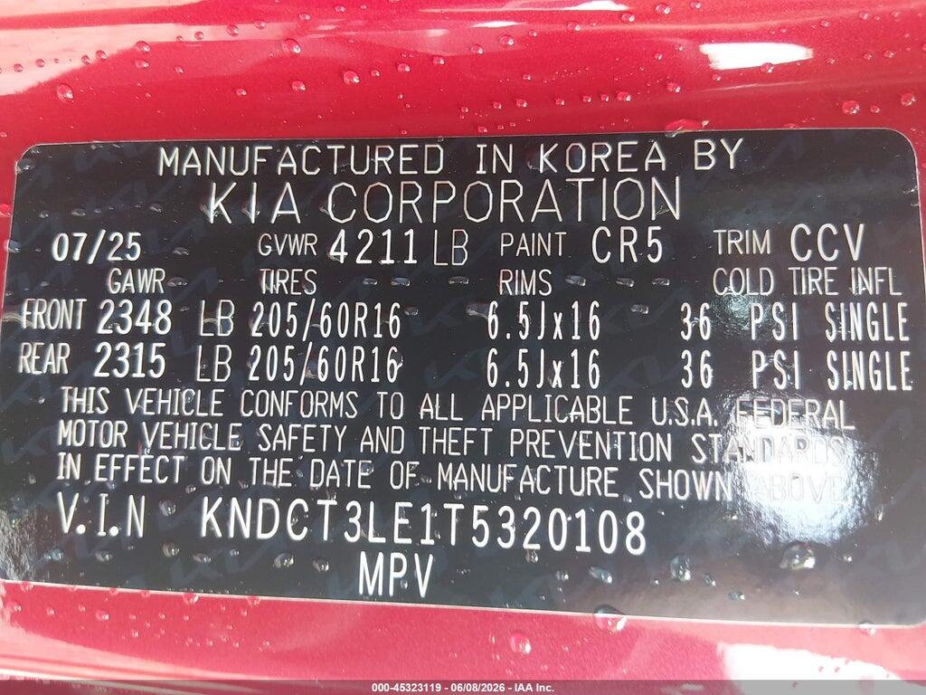 KNDCT3LE1T5320108 2026 KIA NIRO photo no. 9