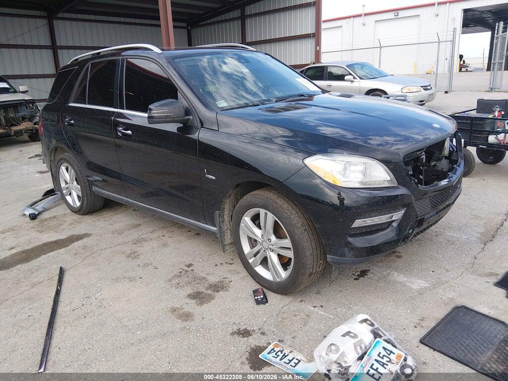 4JGDA5HB1CA023136 2012 MERCEDES-BENZ ML 350 photo no. 1