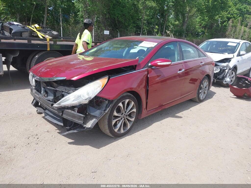 5NPEC4AB9EH883188 2014 HYUNDAI SONATA photo no. 2