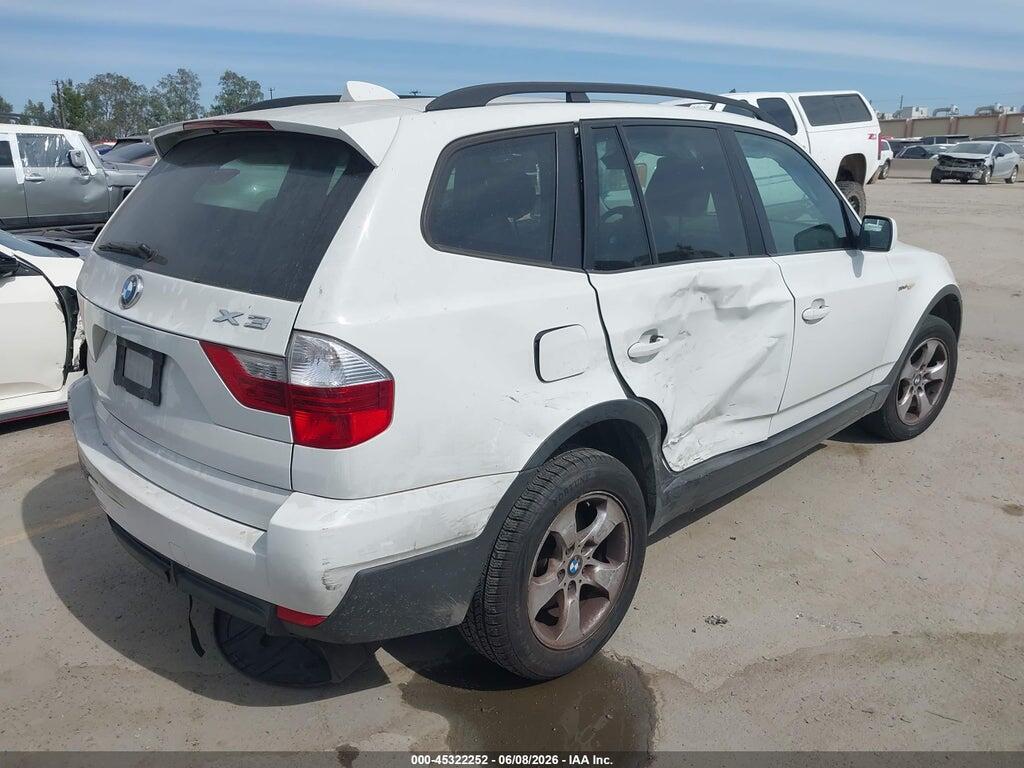 WBXPC93447WF26833 2007 BMW X3 photo no. 4