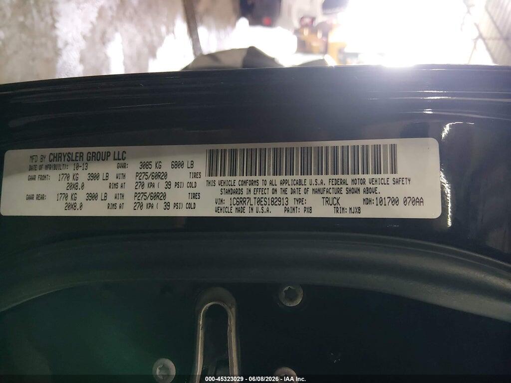 1C6RR7LT0ES182913 2014 RAM 1500 photo no. 9