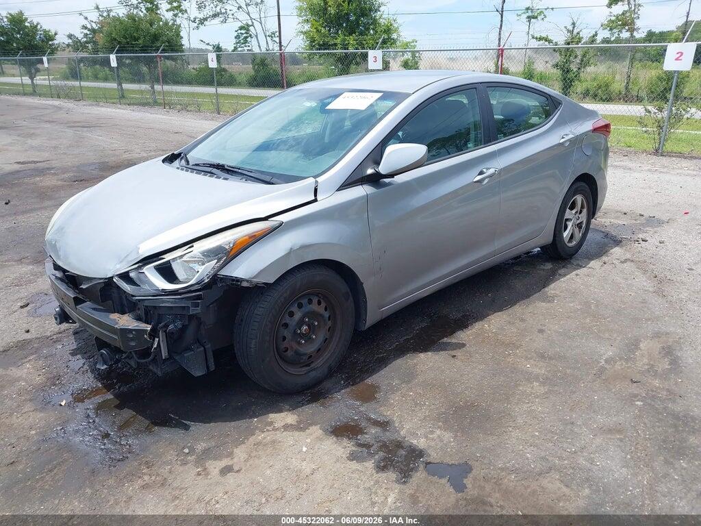 5NPDH4AE4FH565746 2015 HYUNDAI ELANTRA photo no. 2
