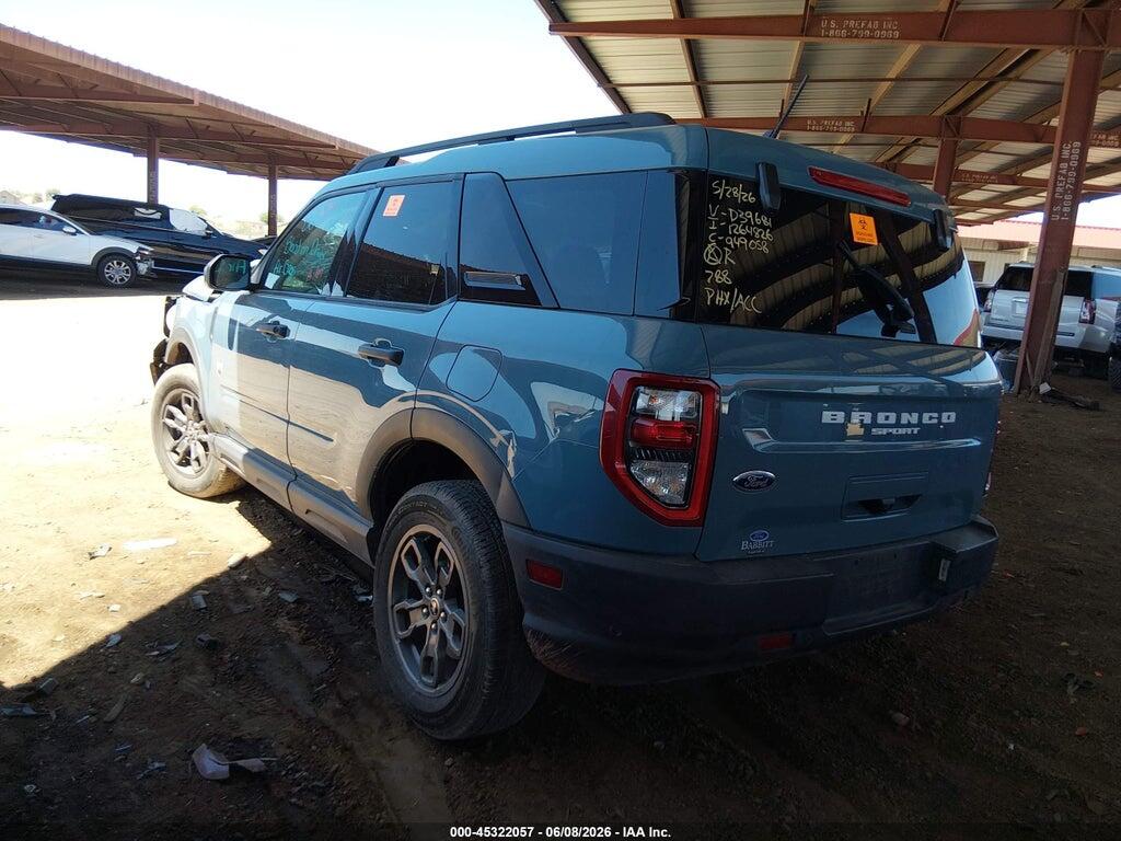 3FMCR9B66NRD39681 2022 FORD BRONCO SPORT photo no. 3