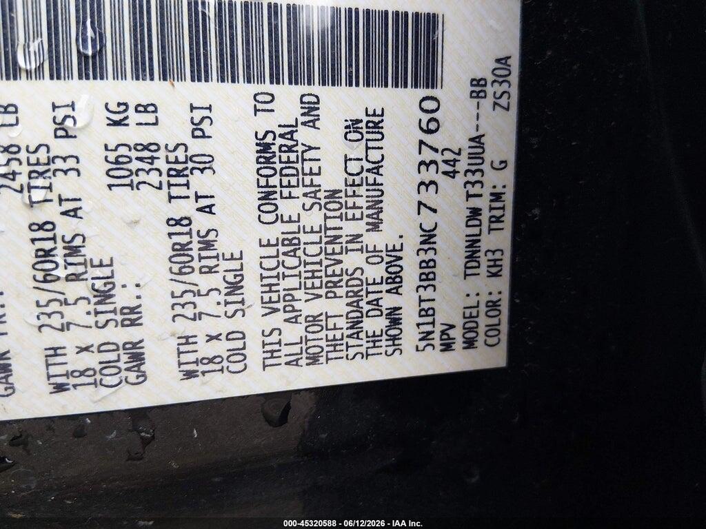 5N1BT3BB3NC733760 2022 NISSAN ROGUE photo no. 9