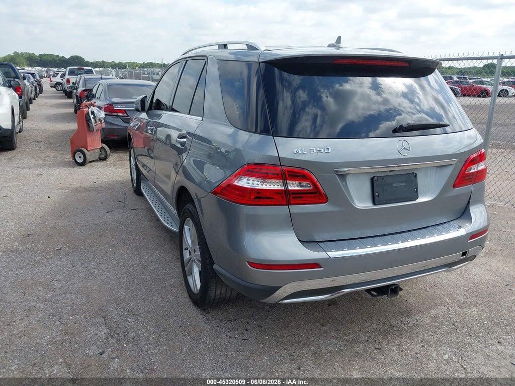 4JGDA5JB2FA611268 2015 MERCEDES-BENZ ML 350 photo no. 3
