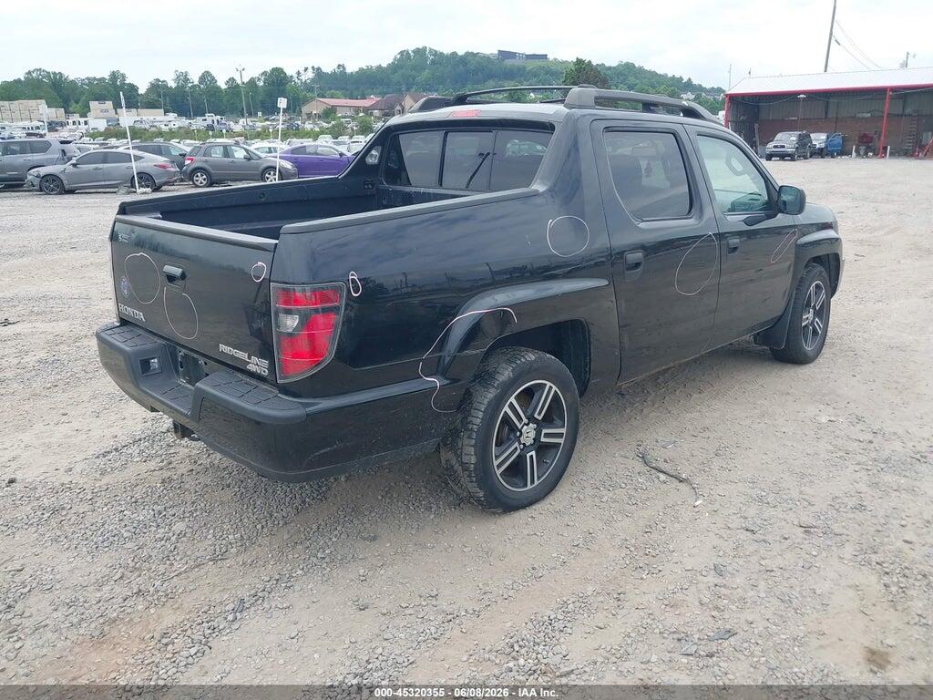 5FPYK1F70EB001429 2014 HONDA RIDGELINE photo no. 4