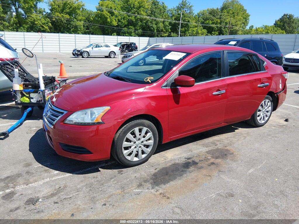 3N1AB7AP3EL629381 2014 NISSAN SENTRA photo no. 2