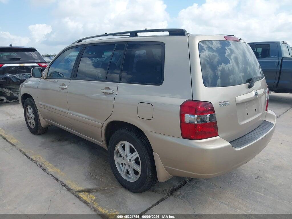 JTEDD21A160147909 2006 TOYOTA HIGHLANDER photo no. 3