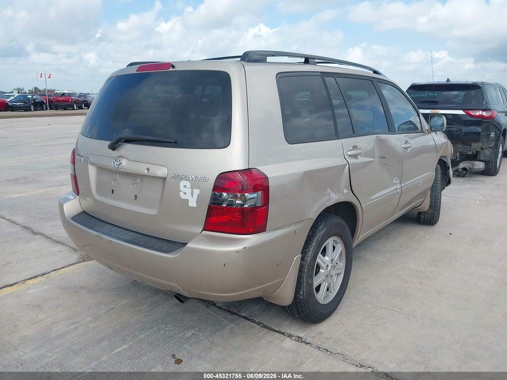 JTEDD21A160147909 2006 TOYOTA HIGHLANDER photo no. 4