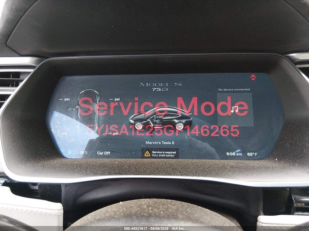 5YJSA1E25GF146265 2016 TESLA MODEL S photo no. 7