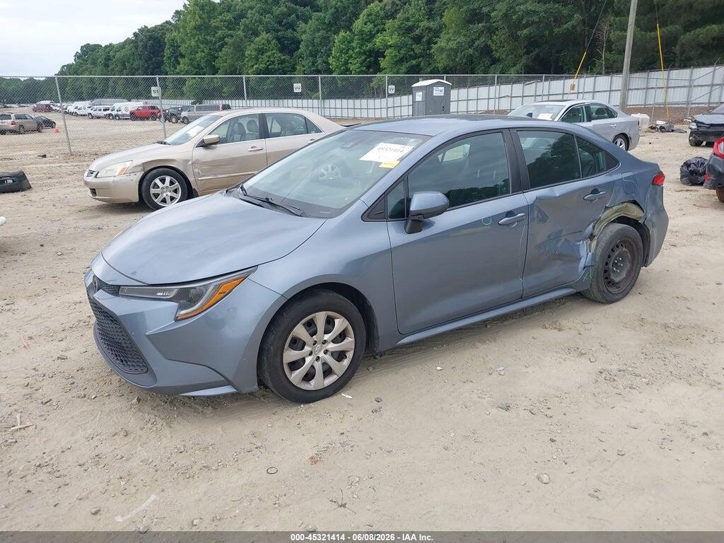 5YFEPRAE9LP102178 2020 TOYOTA COROLLA photo no. 2