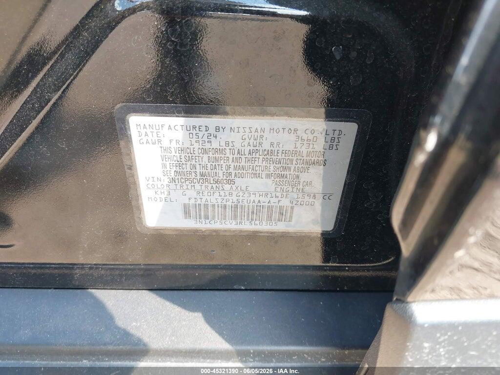 3N1CP5CV3RL560305 2024 NISSAN KICKS photo no. 9