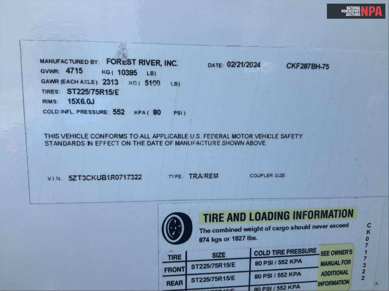 2024 CHEROKEE BY FOREST RIVER M-287BH - ARCTIC WOLF FIFTH WHEEL SERIES — Фото 9 из 14