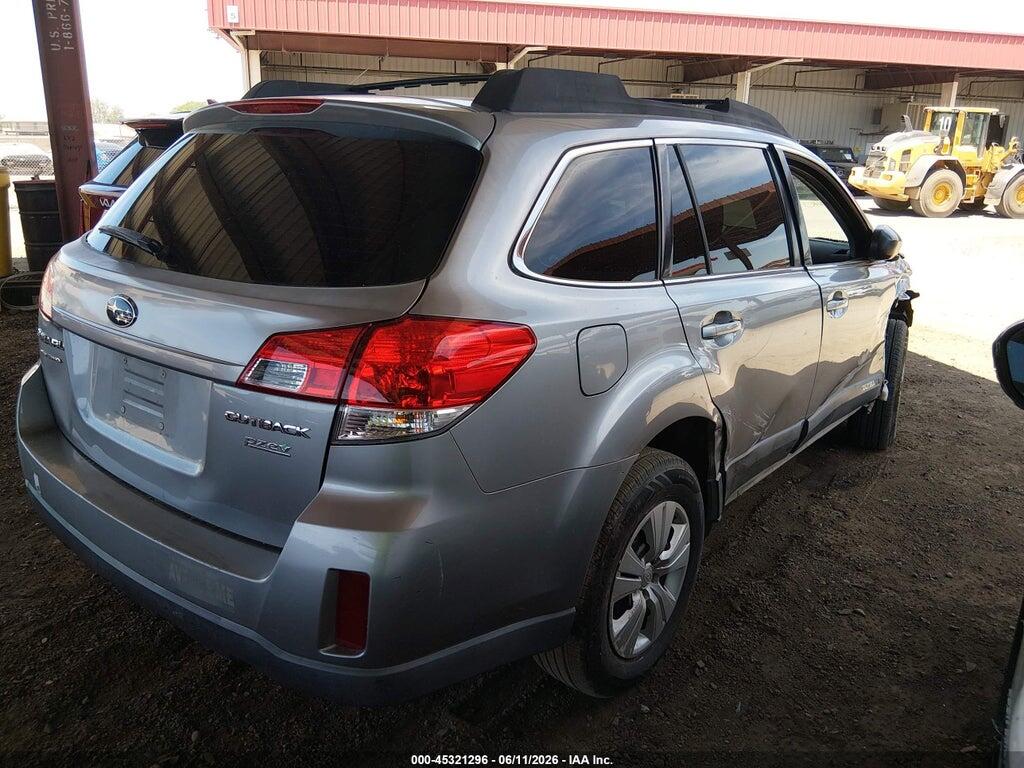4S4BRBAC9B3419321 2011 SUBARU OUTBACK photo no. 4