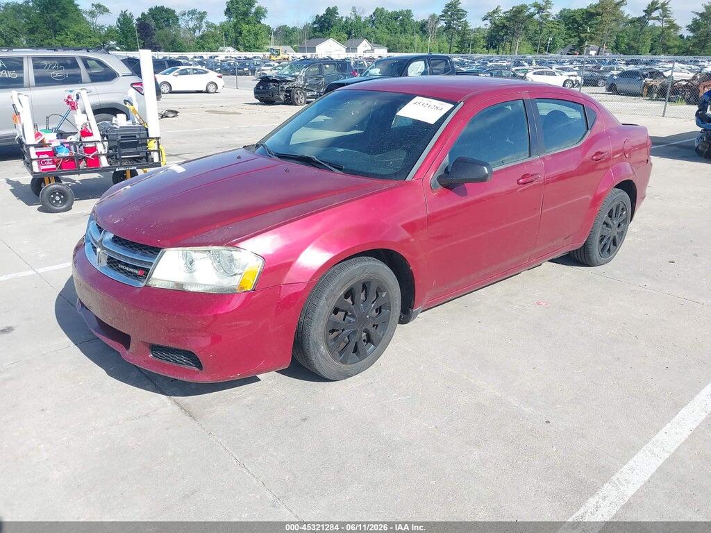 1C3CDZAB9EN214814 2014 DODGE AVENGER photo no. 2