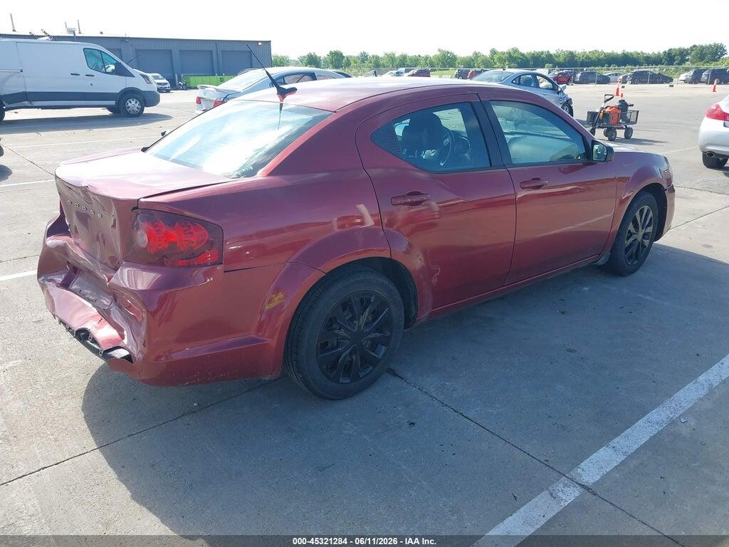 1C3CDZAB9EN214814 2014 DODGE AVENGER photo no. 4