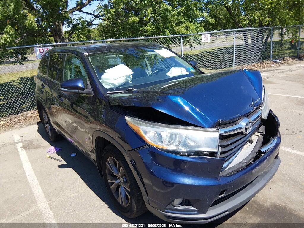 5TDJKRFH0FS166573 2015 TOYOTA HIGHLANDER photo no. 1